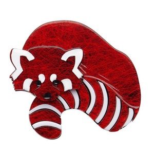 Erstwilder Radbert the Red Panda Brooch Rare Cute